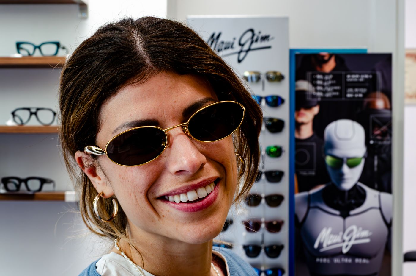 Cliente con occhiali